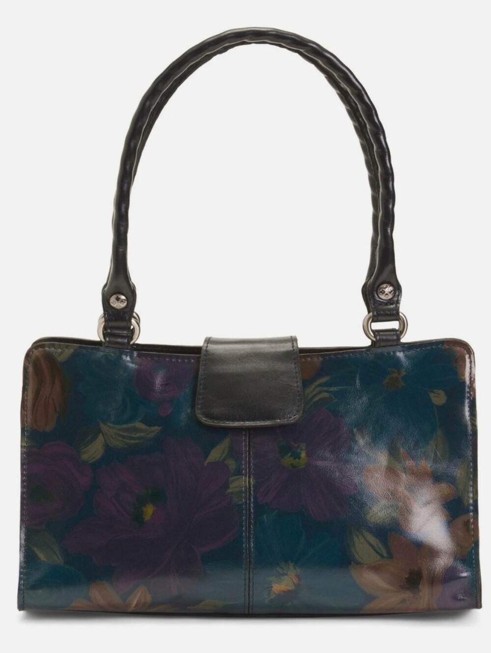 Patricia Nash Rienzo Peruvian Painting Leather Crossbody Satchel Handbag - Picture 12 of 12